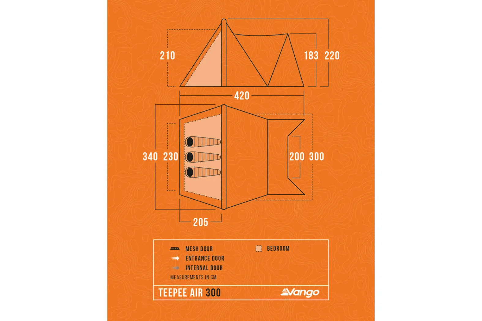 Vango Teepee Air 300 3-Person Tent
