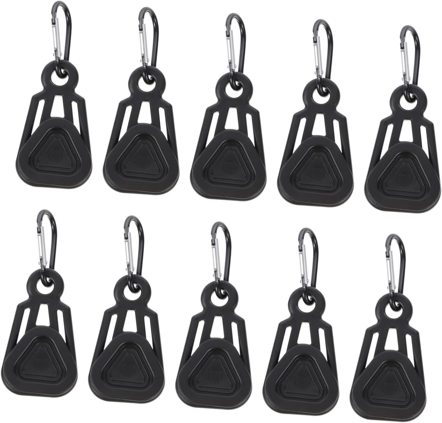VANZACK 20sets Camping Tarp Clips with Hooks Lightweight Tent Tarp Clamps for Outdoor Activities Easy Installation Compact Design