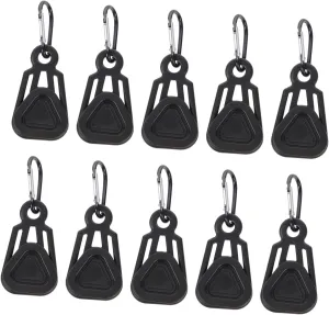 VANZACK 20sets Camping Tarp Clips with Hooks Lightweight Tent Tarp Clamps for Outdoor Activities Easy Installation Compact Design