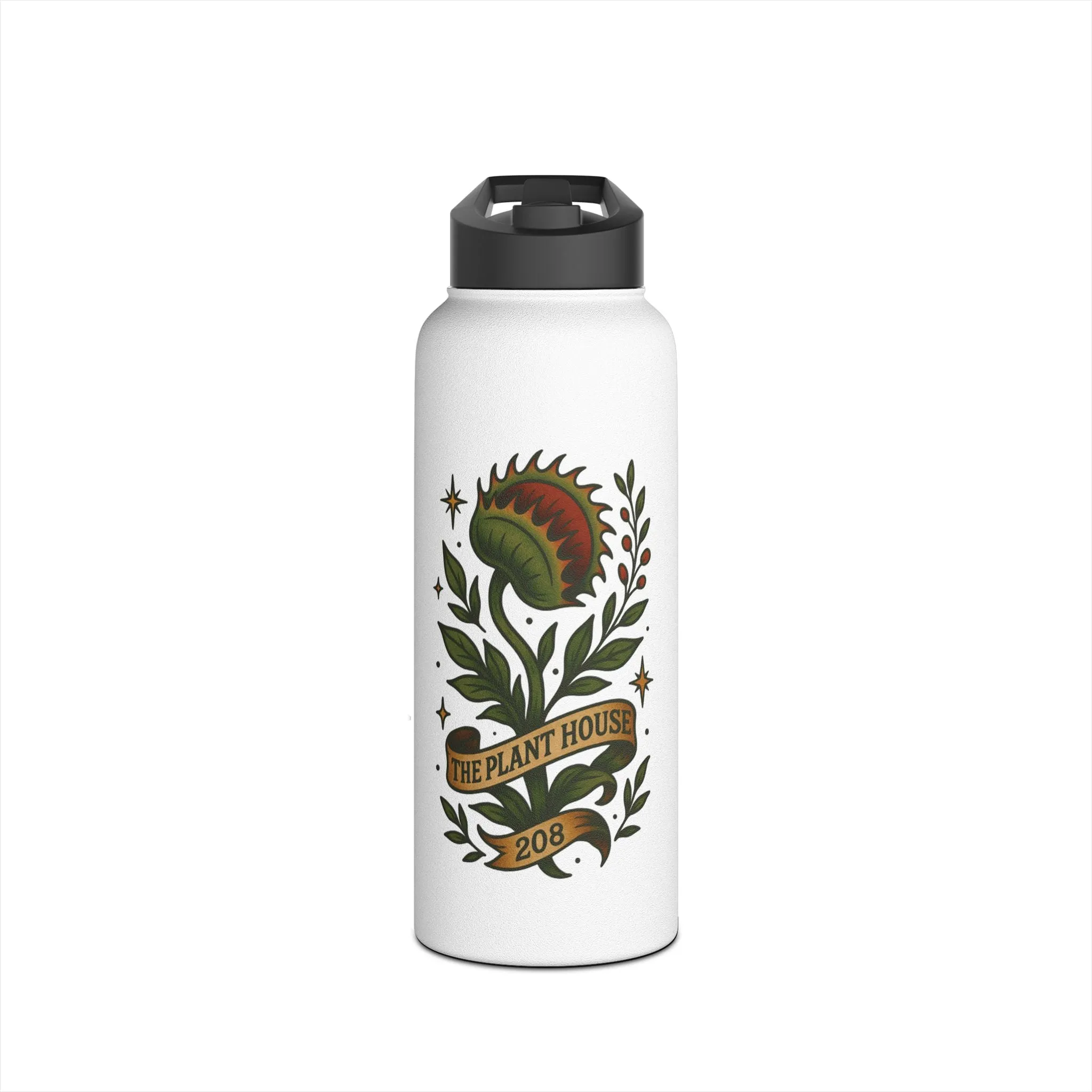 Venus Fly Trap Botanical Stainless Steel Water Bottle | Eco-Friendly Hydration