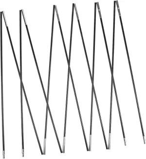 VICASKY 1Set Portable Camping Tent Pole Replacement Durable Outdoor Support Rods with High Wind Resistance for Easy Storage and Use for Canopy and Tent Accessories