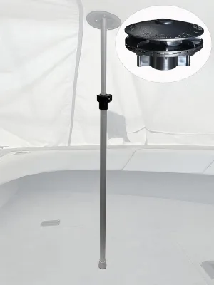 Vico Marine - Support Pole 56"   Boat Vent 2 (GXP56A-1 BV2 BLK) - Quick and Easy Installation