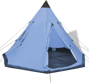 vidaXL 4-Person Tent Blue
