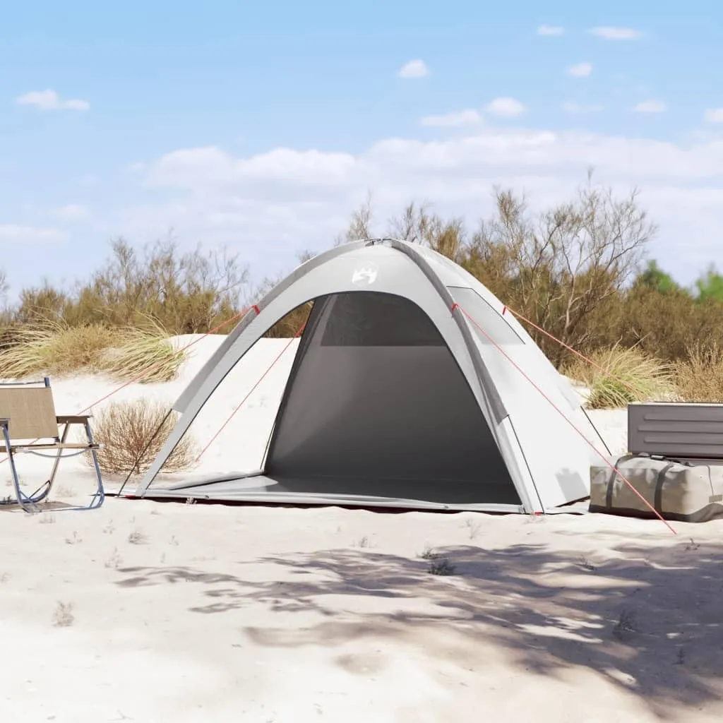 vidaXL Beach Tent Gray Waterproof, Tent, Garden Tent, Outdoor shelter, Camping Tent, Camping shelter, Garden shelter, Lightweight Tent
