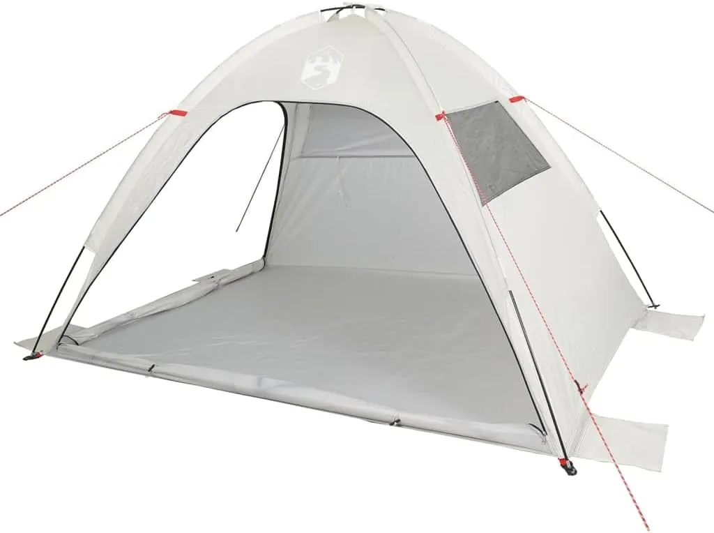vidaXL Beach Tent Gray Waterproof, Tent, Garden Tent, Outdoor shelter, Camping Tent, Camping shelter, Garden shelter, Lightweight Tent