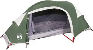 vidaXL Camping Tent Dome 1-Person Green Waterproof