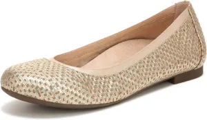 Vionic Women’s Ballet Flat Anita- Supportive Round Toe Dress Shoes That Include a Built-in Arch Support Insole That Corrects Pronation and Helps Heel Pain Relief, Plantar Fasciitis, Sizes 5-12