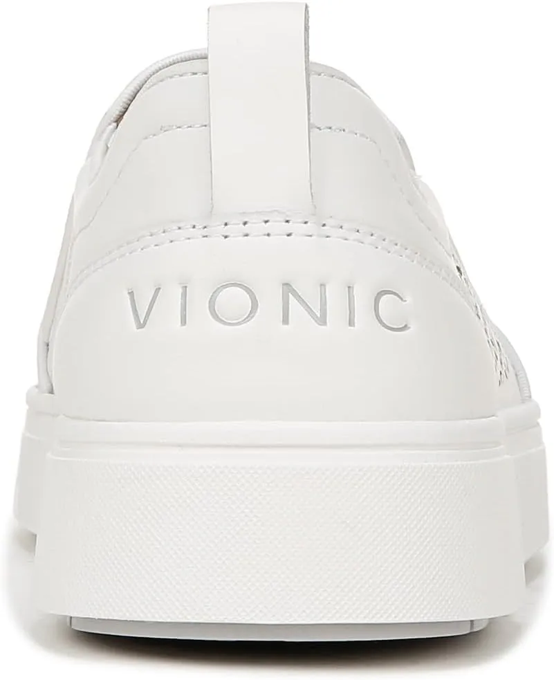 Vionic Women's Sneaker Kimmie Perf- Comfortable Slip Ons That Includes a Built-in Arch Support Insole That Helps Correct Pronation and Alleviate Heel Pain Caused by Plantar Fasciitis