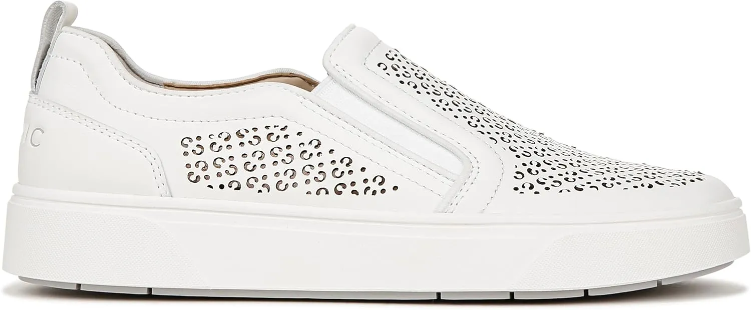 Vionic Women's Sneaker Kimmie Perf- Comfortable Slip Ons That Includes a Built-in Arch Support Insole That Helps Correct Pronation and Alleviate Heel Pain Caused by Plantar Fasciitis