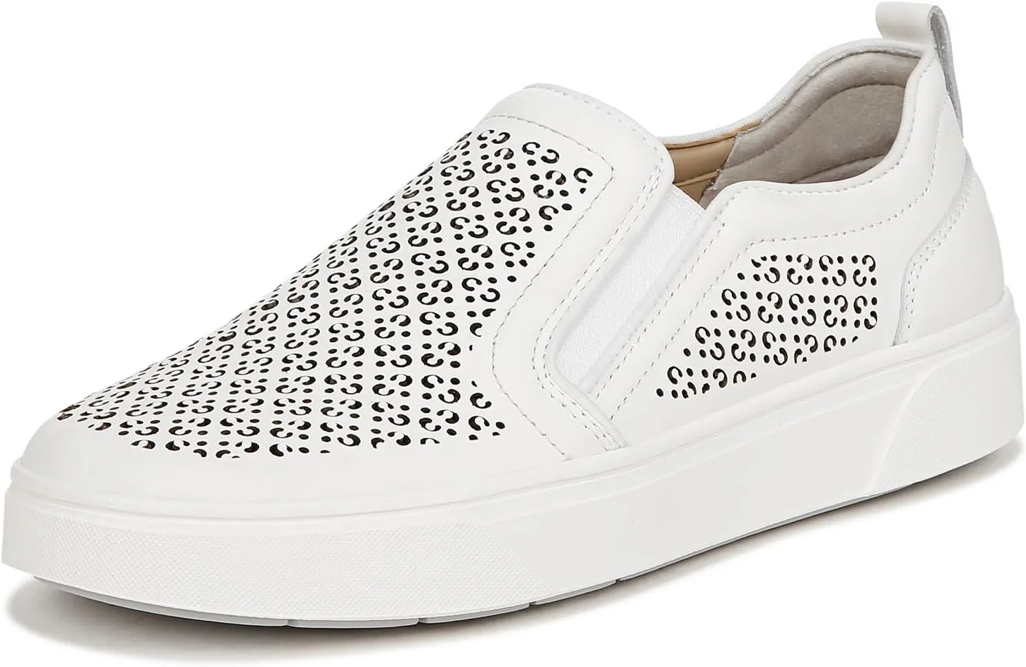 Vionic Women's Sneaker Kimmie Perf- Comfortable Slip Ons That Includes a Built-in Arch Support Insole That Helps Correct Pronation and Alleviate Heel Pain Caused by Plantar Fasciitis