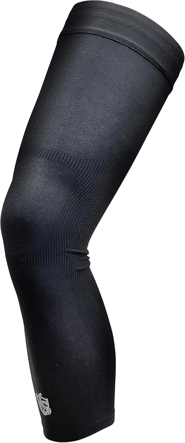Vital Salveo -Germanium Recovery Compression Sports Full Leg Sleeve Length Thigh Calf Long Knee Sleeve with UV protection Support Single Tight. For Basketball, Arthritis Men and Women (1 PC)-X-Large