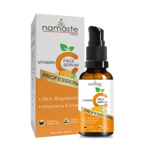 Vitamin C Face Serum, Increases Skin's Glow and Reduces Spots Overtime, Bright For Glowing Skin, Lightweight & Non Greasy Face Serum, Improves Skin Texture and glow