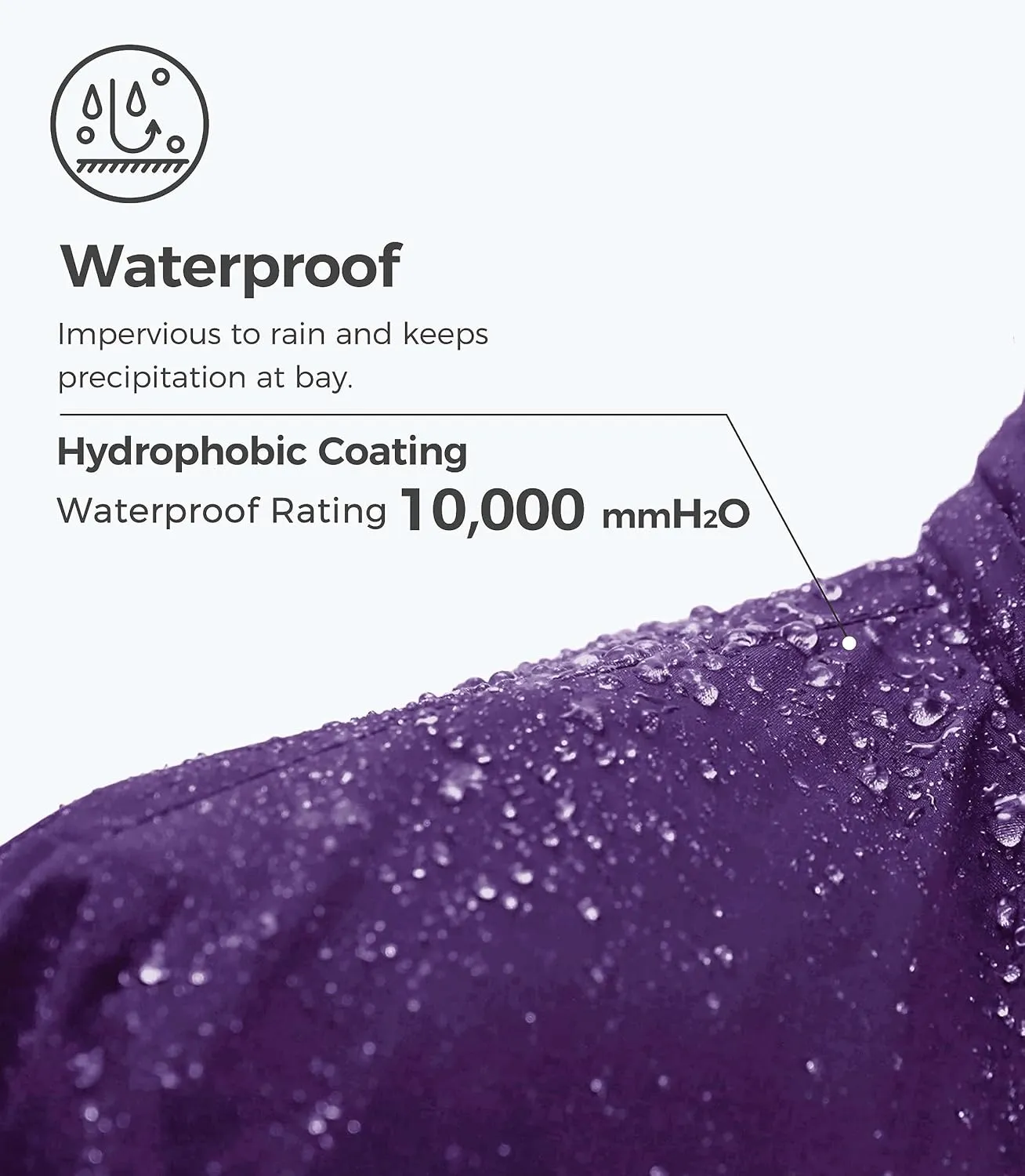 wantdo Women's Waterproof Ski Jacket Hooded Winter Snow Coat Mountain Snowboarding Jackets Insulated Fleece Parka