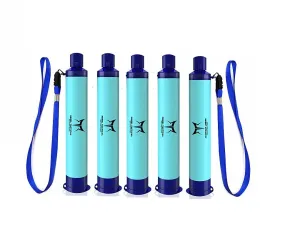 Water Filter Straw - Portable Water Filtration System for Safe Drinking, Water Filter for Outdoor Activities, Emergencies, Travel,Camping, Survival, Hiking, Backpacking