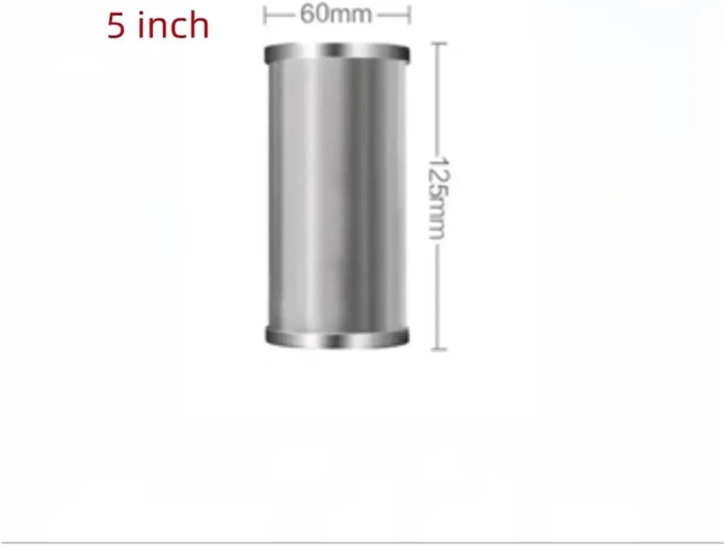 Water Purification Filter Household 10-inch pre-Filter 304 All Stainless Steel Big Fat Filter Industrial high Temperature Resistant backwash 20-NCH Filter(10 inch 40um)