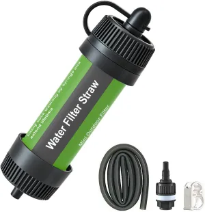 Water Purifier Water Filter for Outdoor Survival Water Filter Straw for Outdoor Survival Gear Outdoor Water Filter Straw Water Filtration Straw Water Filter Straw Outdoor Portable Water