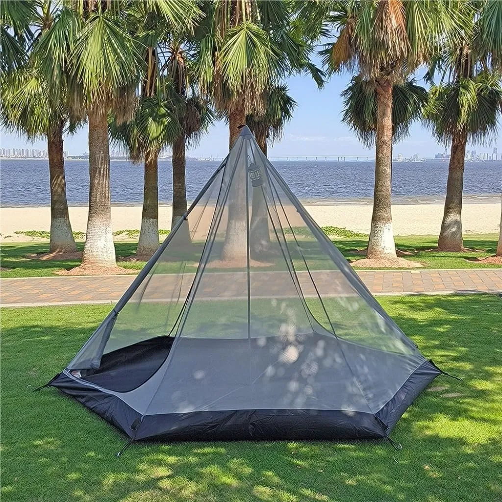Weatherproof Tents Lightweight Outdoor Tent for 3-4 People, Double-Layer Breathable and Rainproof Peaked Camping Tent Camping and Hiking Tents