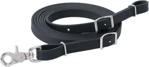 Weaver Leather Brahma Webb Trail Gear Trail Rein Black, 5/8" x 10'