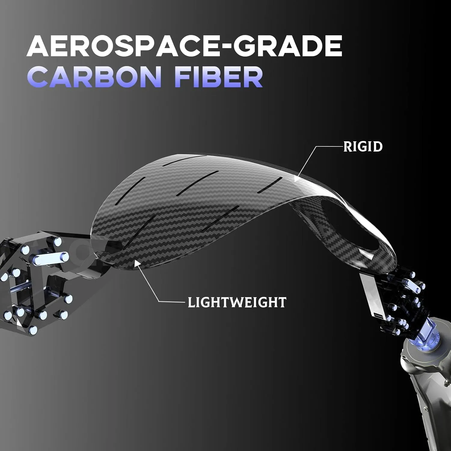 Welnove Carbon Fiber Sport Insoles with Arch Support, Shock Absorbing Performance Insoles for High Impact Sport- Increased Performance,Injury Protection- for Roomy Fit - 6.5-7.5 Men, 8-9 Women