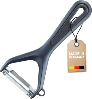 Westmark, Black Swivel Peeler Gentle, Silver, one size