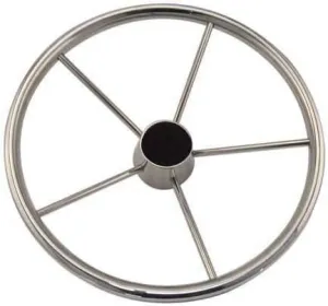 White Water Stainless Steel 5-Spoke Destroyer Steering Wheel