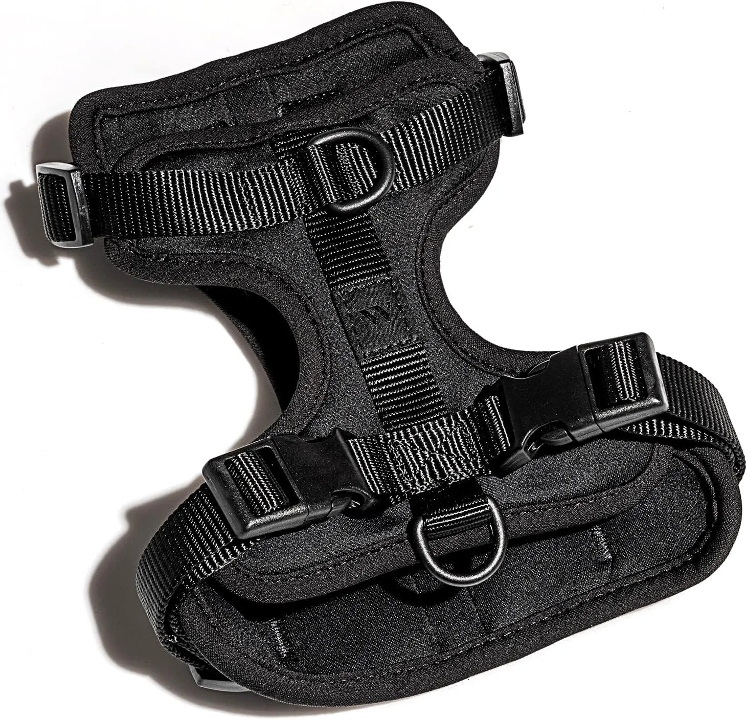 Wild One Dog Harness, The Original No-Pull, Pet Harness with 3 Leash Clips, Adjustable Soft Padded Vest, Comfortable, Stretchy, Size M, Black