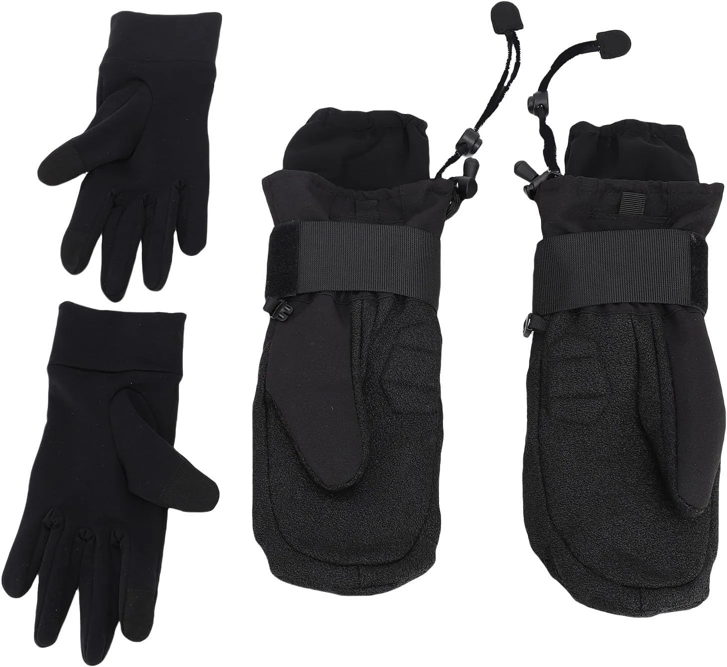 Winter Gloves, 3D Fit Rainproof Aramid Fiber Ski Gloves for Men for Hiking