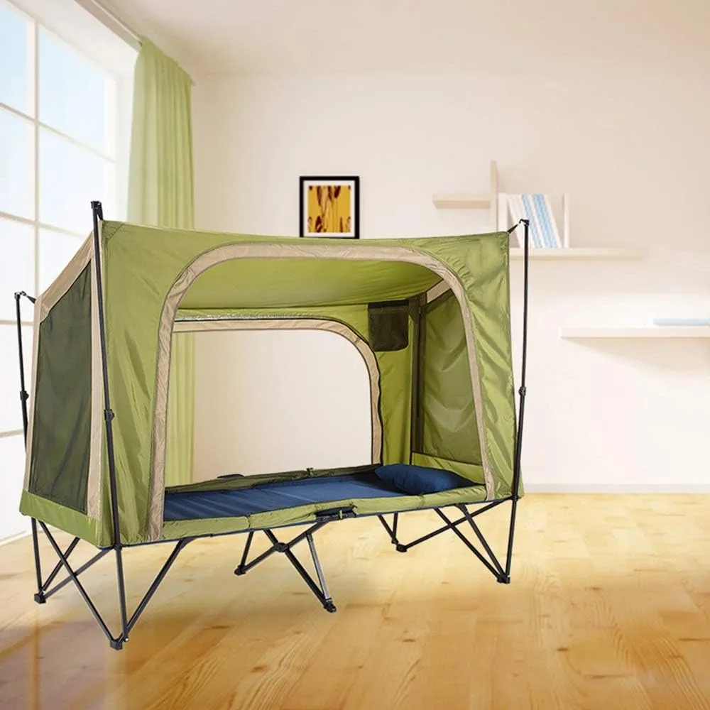 Winter Tent 2 People Hiking Camping Bed Automatic 4 Seasons Outdoor Tent Camping Travelwaterproof Winter Fishing for Family Short Weekends