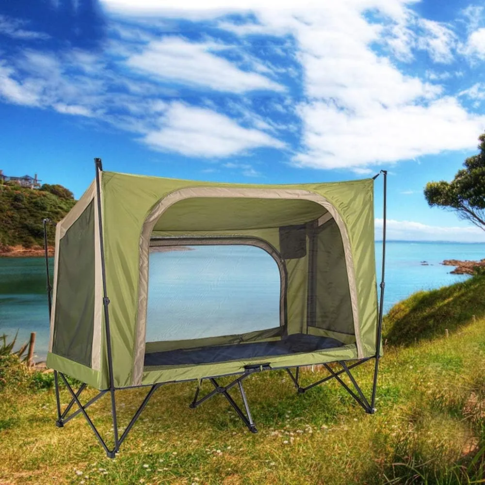 Winter Tent 2 People Hiking Camping Bed Automatic 4 Seasons Outdoor Tent Camping Travelwaterproof Winter Fishing for Family Short Weekends