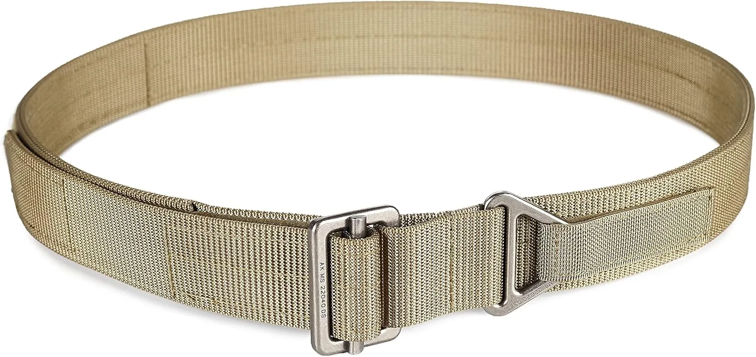 WOLF TACTICAL Heavy Duty Riggers Belt - Stiffened 2-Ply 1.75” Nylon EDC Gun Belt