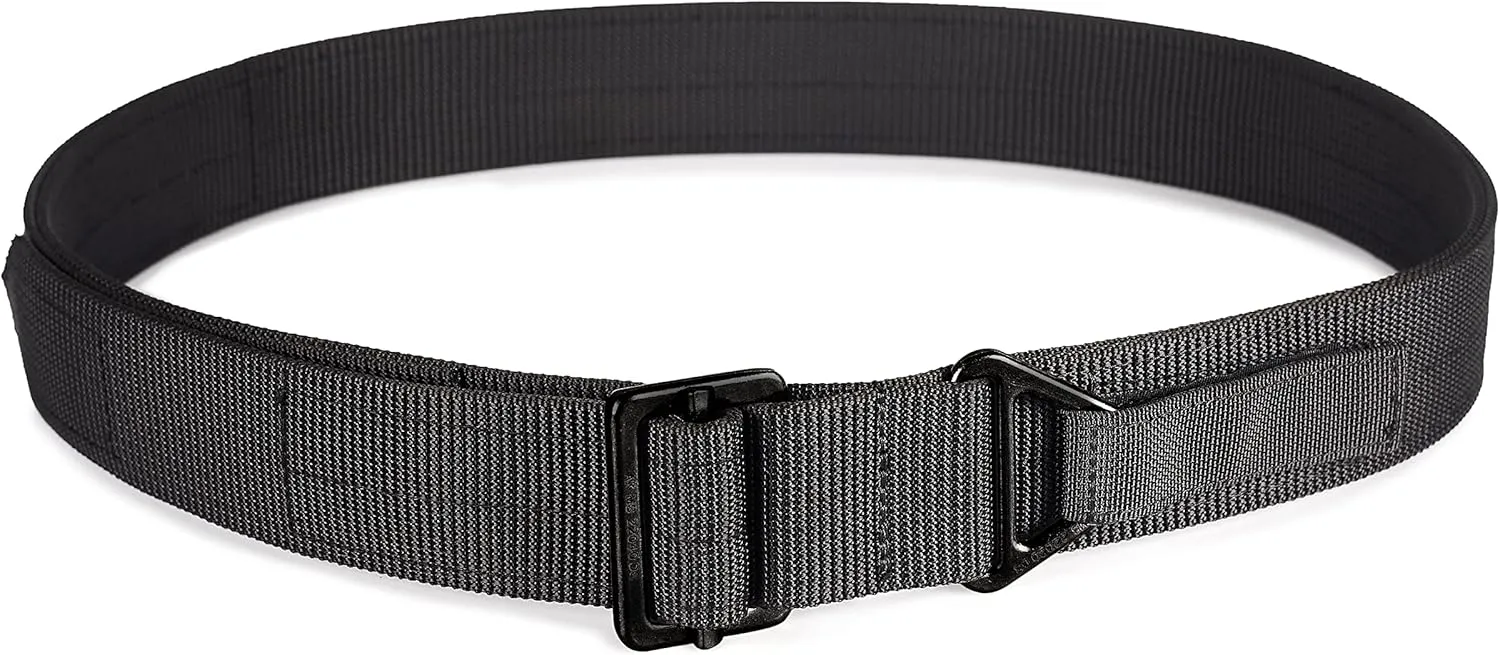 WOLF TACTICAL Heavy Duty Riggers Belt - Stiffened 2-Ply 1.75” Nylon EDC Gun Belt