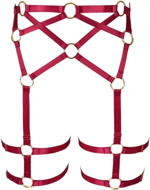 Woman Body Harness Garter Belt Punk Gothic Leg Harness Cage Dance Underwear Accessories