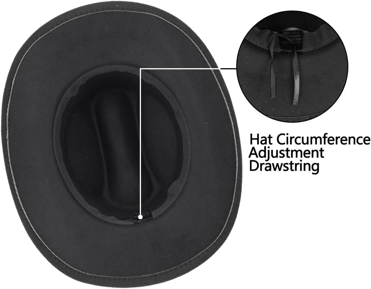 Women Men Classic-Western-Cowboy-Hat - Wide Brim Western Cowboy Cowgirl Hat Fedora Hats(Size:M)