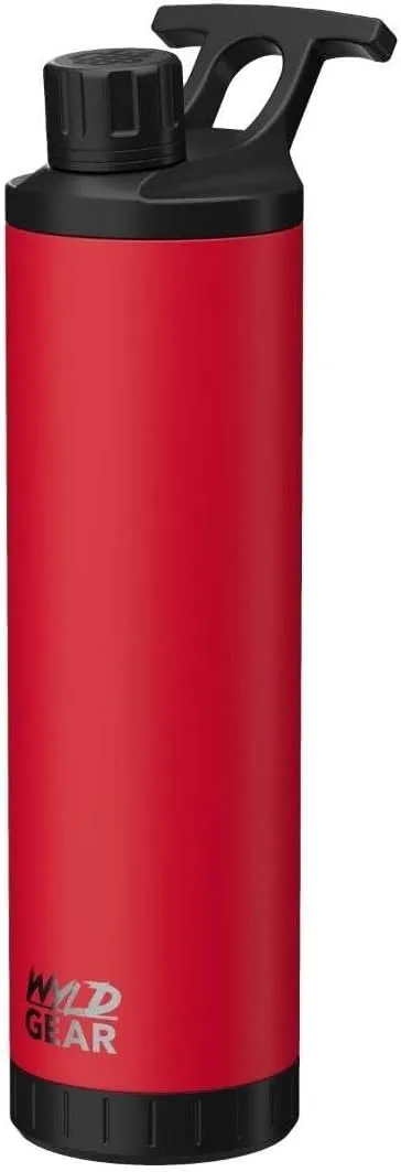 Wyld Gear Mag Series 24 oz. Stainless Steel Water Bottle - Matte Red