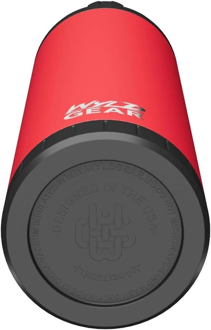 Wyld Gear Mag Series 24 oz. Stainless Steel Water Bottle - Matte Red
