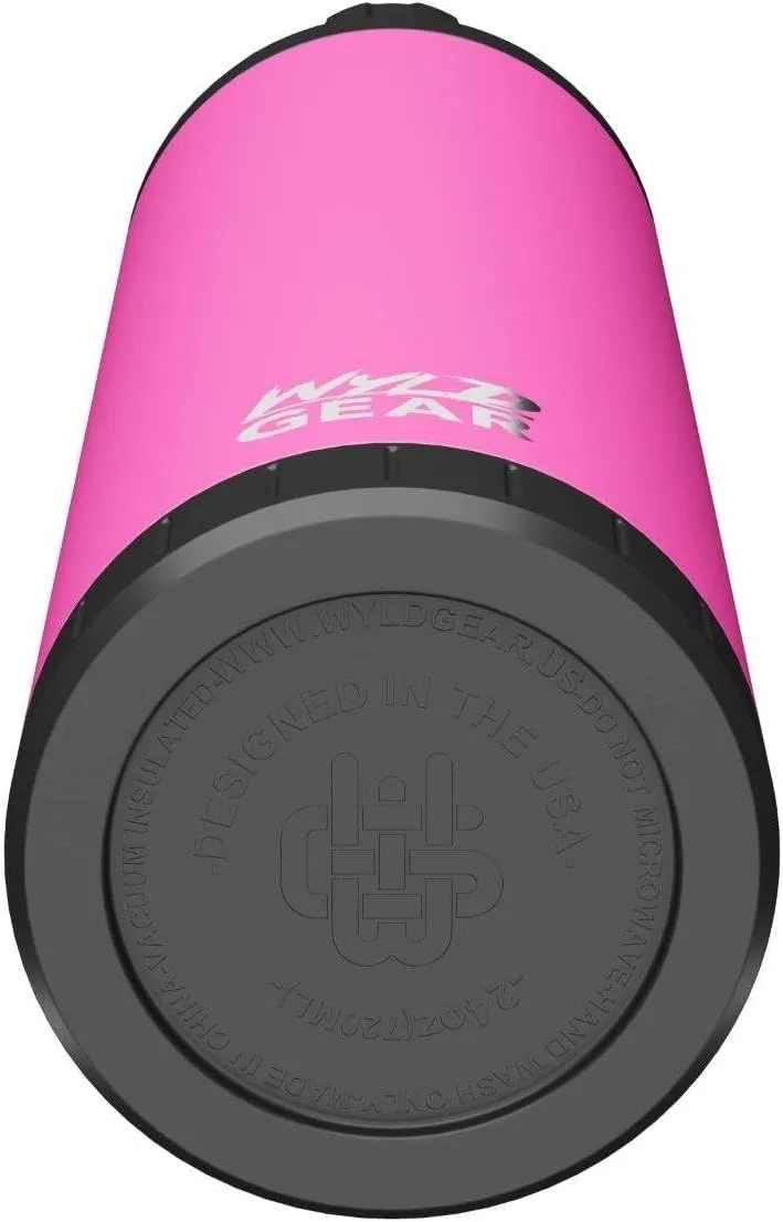 Wyld Gear Mag Series 24 oz. Stainless Steel Water Bottle - Pink