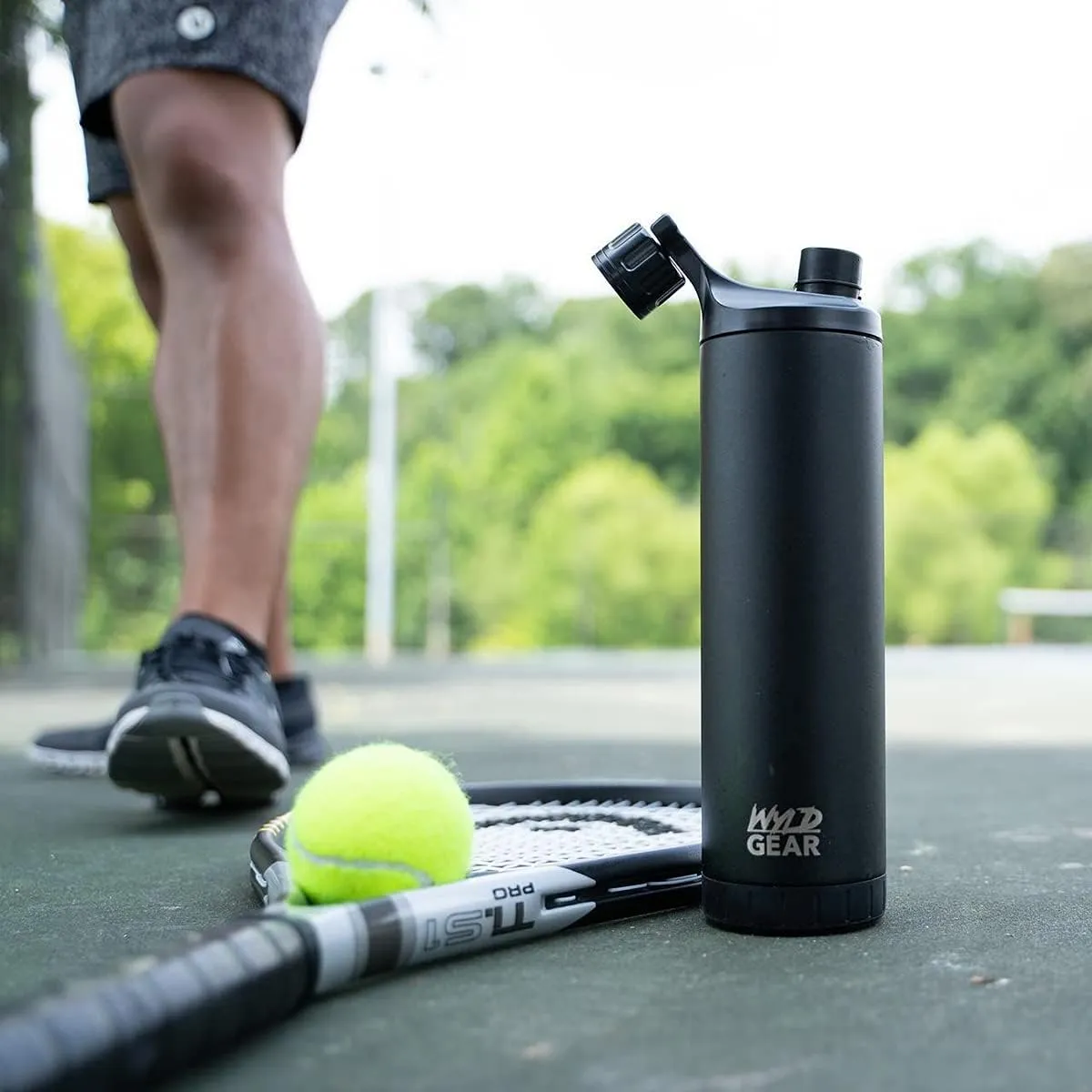 WYLD Gear Mag Series 34 oz. Stainless Steel Water Bottle - Matte Black