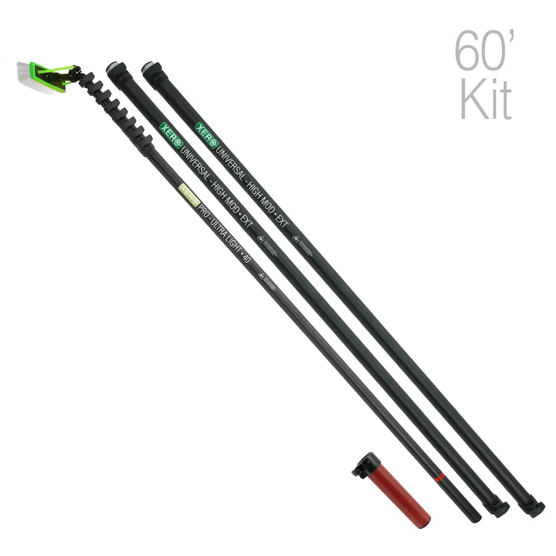 XERO Pro Ultra Light High Mod Carbon Fiber Water Fed Pole