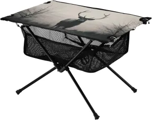 xigua Highland Cattle Folding Camping Table,Portable Camp Table with Carry Bag Beach Table Folding Table for Picnic, Camp,Party,Travel226