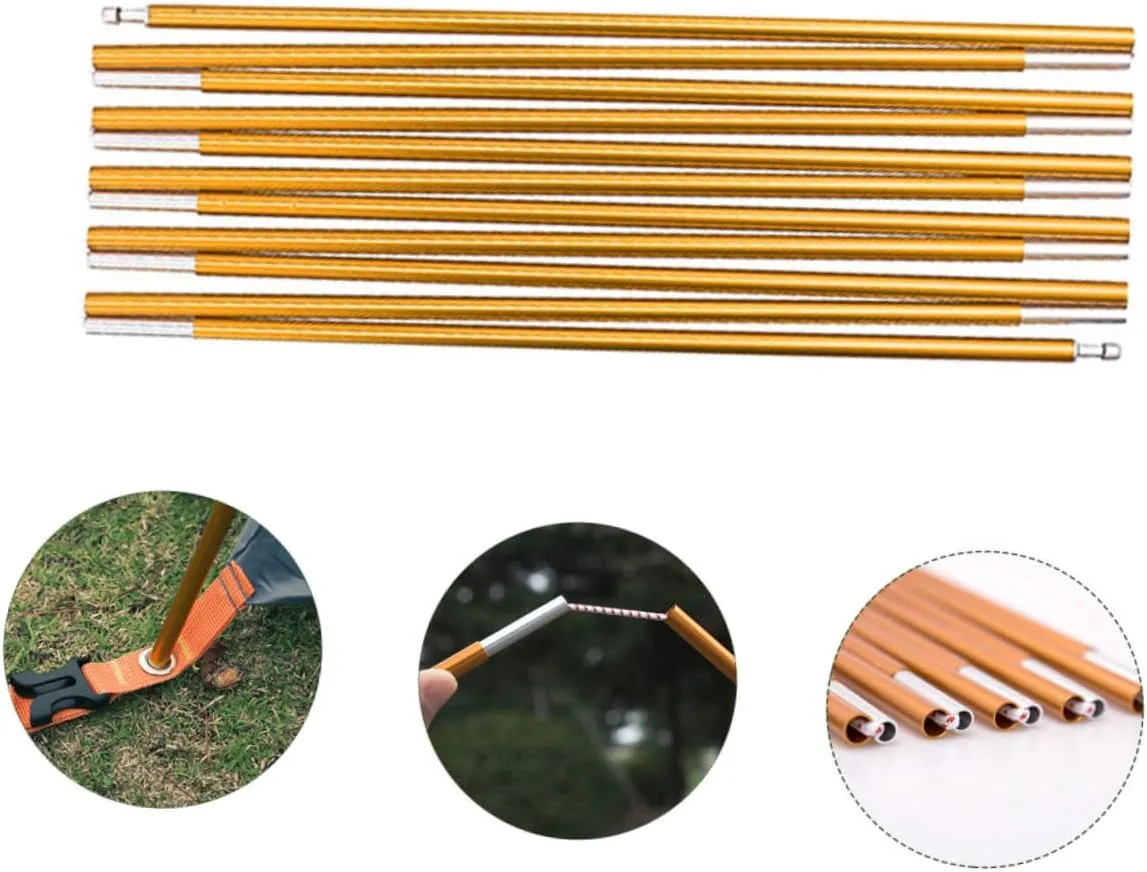 YARNOW Tent Rods Lightweight Canopy Poles for Outdoor Camping Durable Tent Accessory and Tarp up