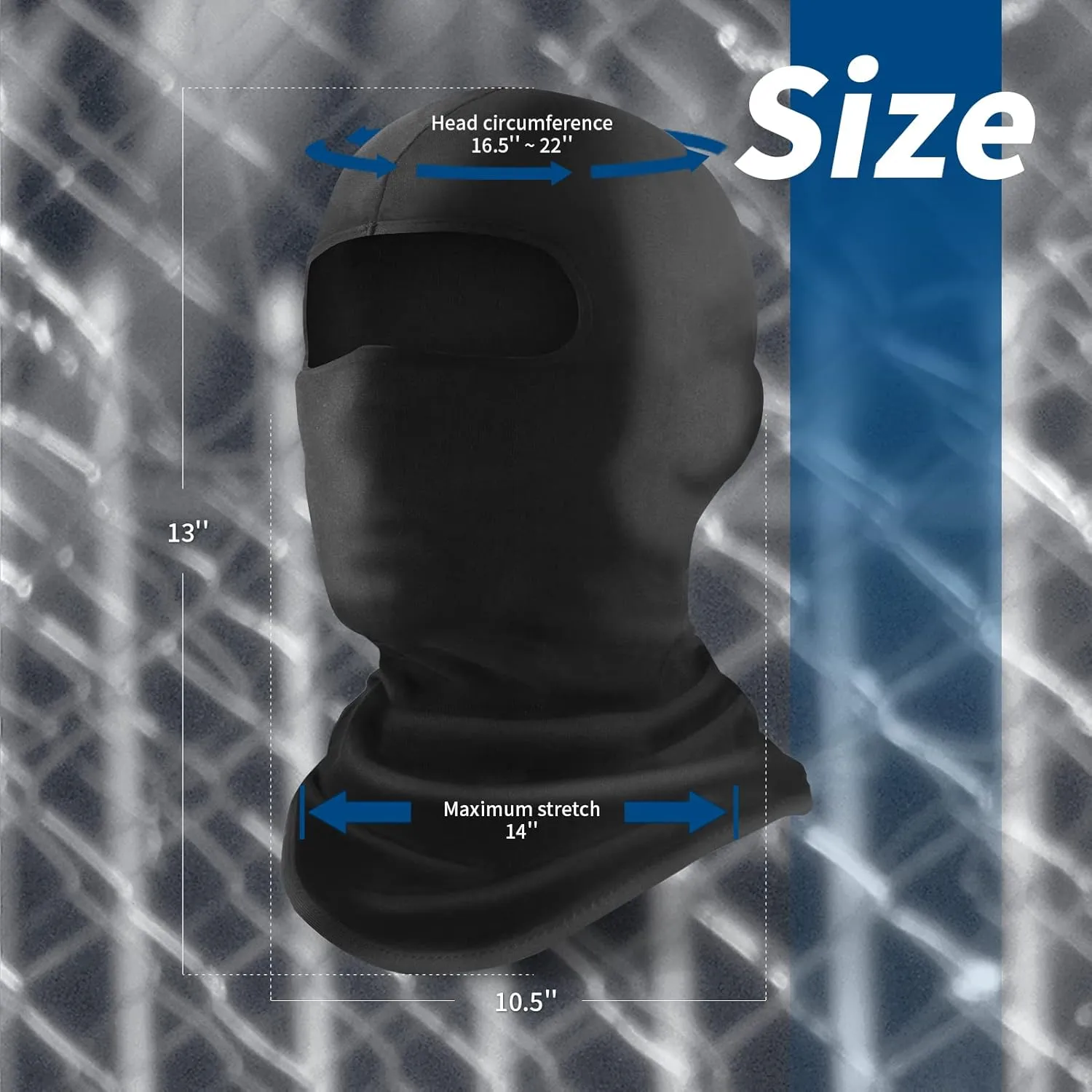 YESLIFE Ski Mask, Face Mask for Men and Women – Skiing, Snowboarding, Motorcycle, UV Protection & Wind Protection