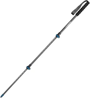 YIRENZUI Adjustable Trekking Poles Made Carbon Fiber and Tungsten Steel Rod Tip,with External Quick Lock System and Extended EVA Handle，The Best Choice (Color : Ocean Blue, Size : 120cm)