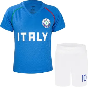 Youth Soccer Jersey Boys Girls- Breathable Lightweight Football Training Shirt for Kids (Infant-Youth Sizes)
