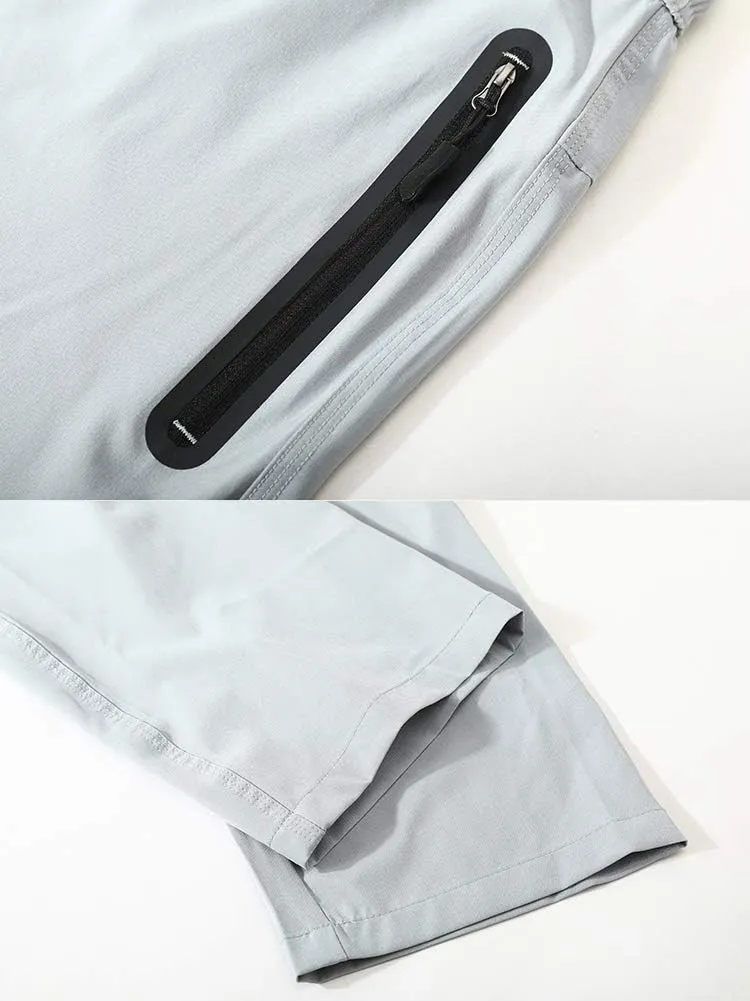 YSENTO Mens Track Pants Quick Dry Lightweight Joggers Athletic Hiking Pants Zipper Pockets