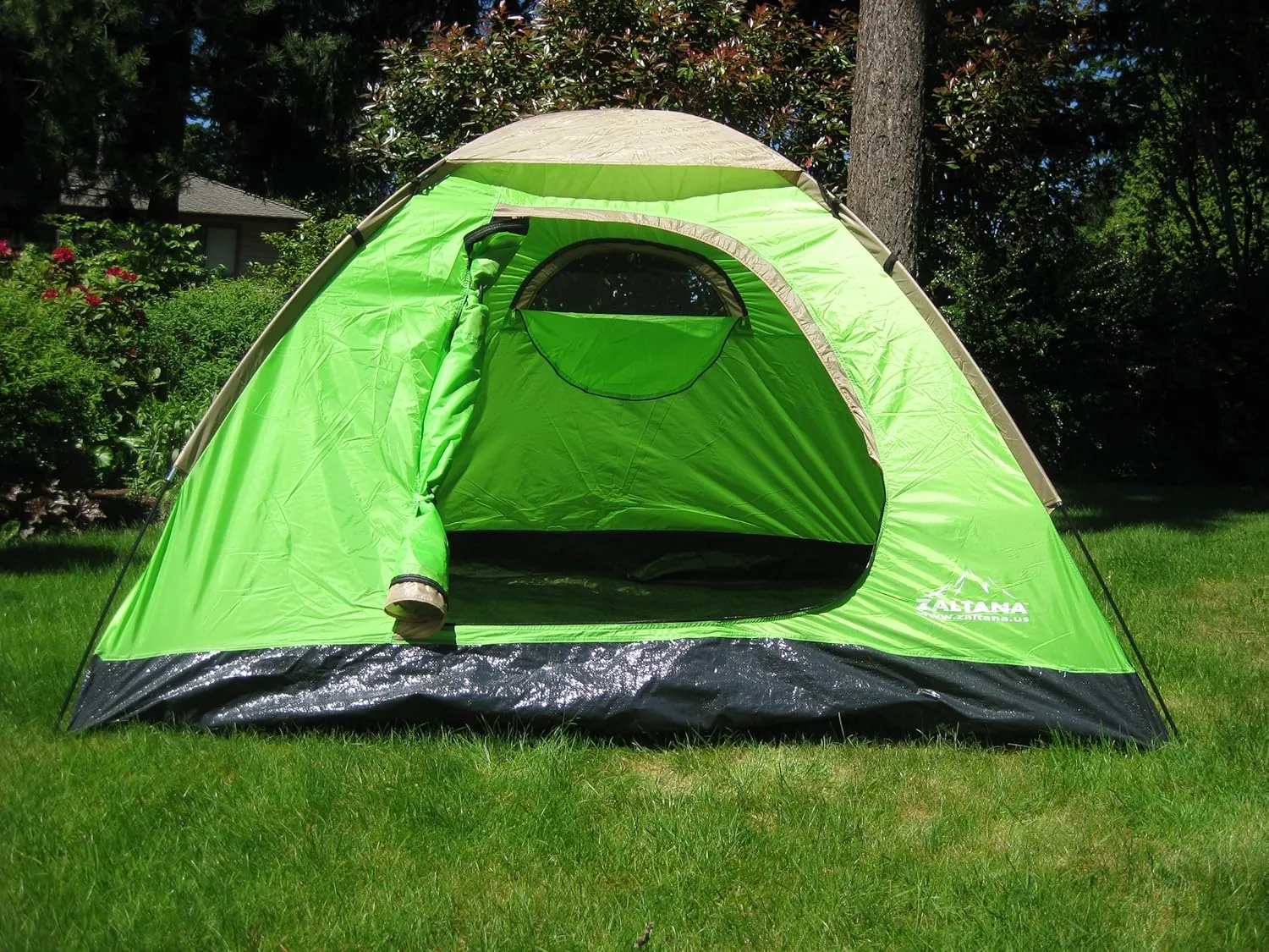 Zaltana 3person Dome Tent with 2Pcs Air Bed, DC air Pump