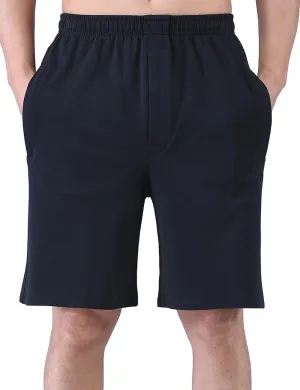 Zoulee Men's 9" Lightweight Jersey Shorts Front Zipper